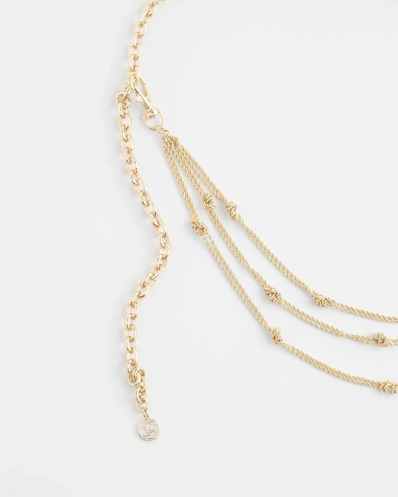 Gold-Tone Chain Belt