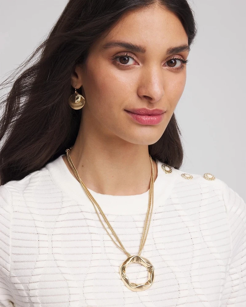 Short Circle Pendant