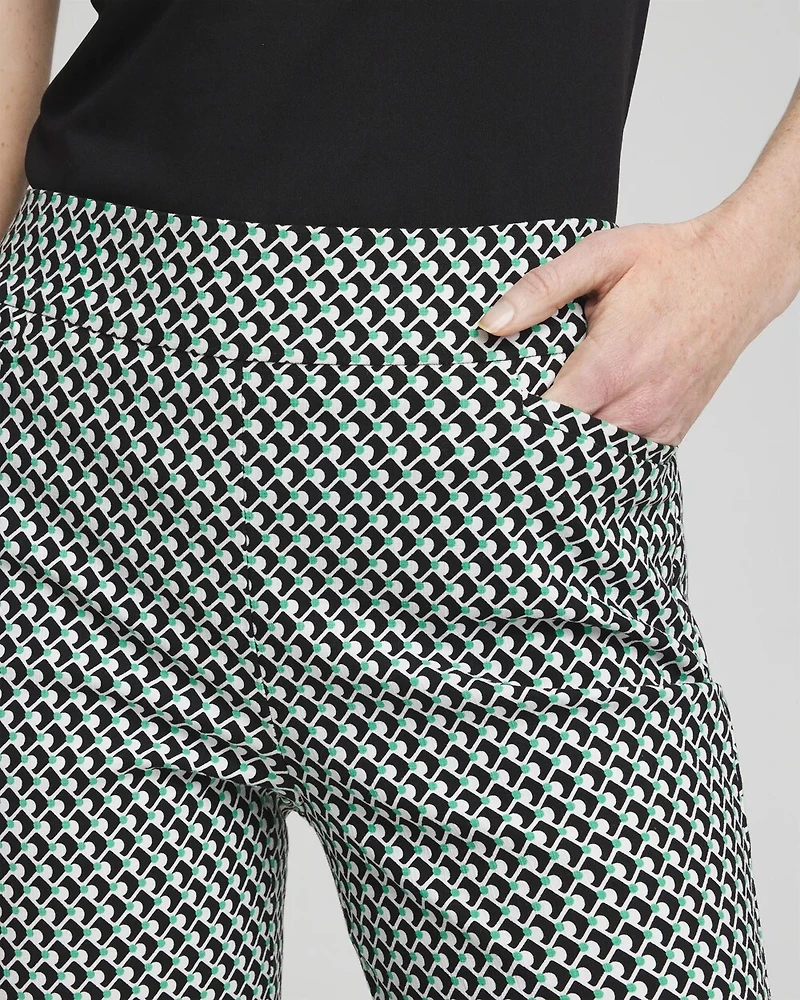 Brigitte Dot Grid Ankle Pants