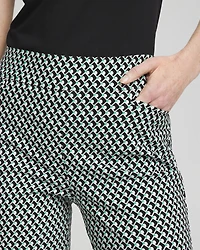 Brigitte Dot Grid Ankle Pants