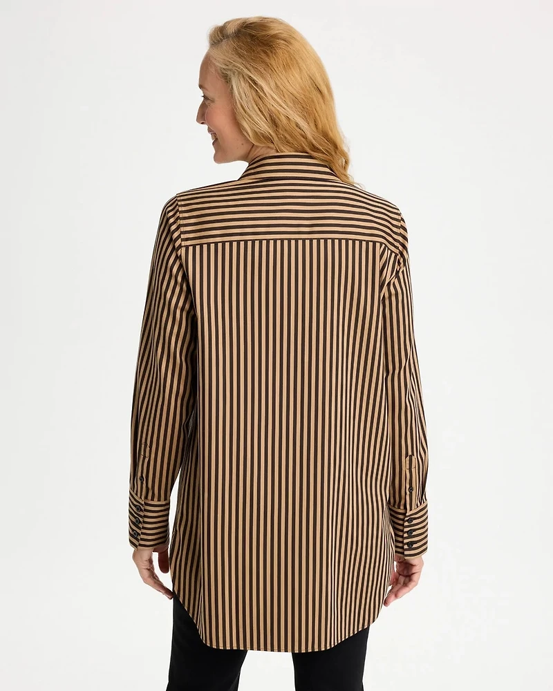 No Iron™ Stretch Striped Tunic
