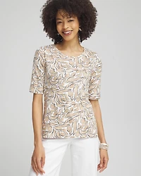 Modern Jewel Neck Tee