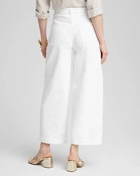 So Slimming® High-Rise Wide Cropped Jeans