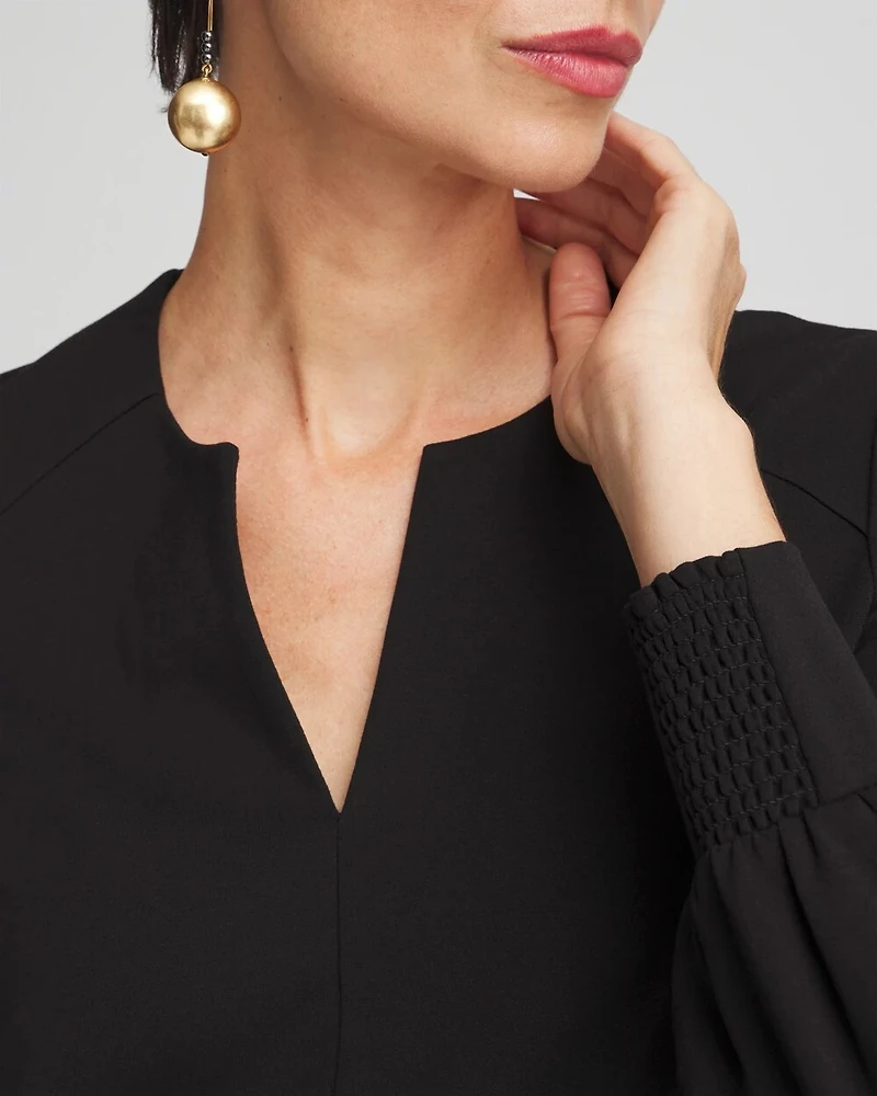 Ponte Notch Neck Tunic