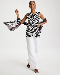 Zebra Refined Crewneck Sweater Vest