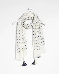 Fringe Oblong Scarf