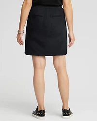 Poplin Ribbed Skort