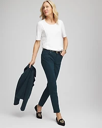 Double-Knit Paneled Elbow Tee