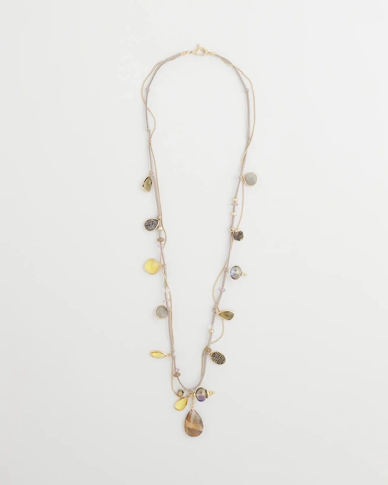 Drop Off Pendant Necklace