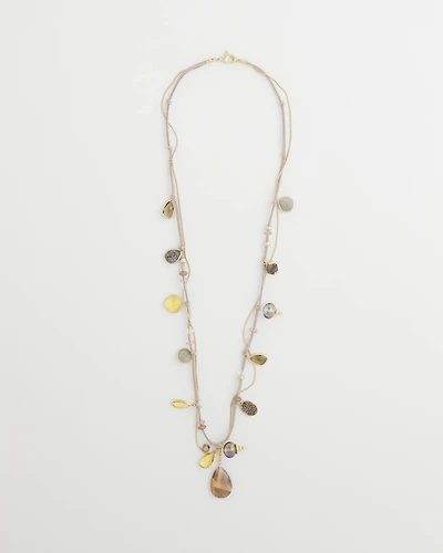 Drop Off Pendant Necklace