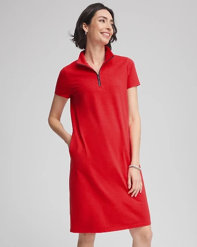 Zenergy® UPF Half-Zip Dress