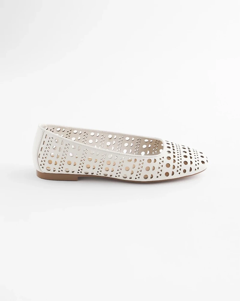 Cutout Ballet Flats