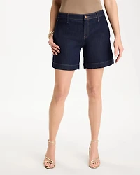 Denim Trouser Shorts