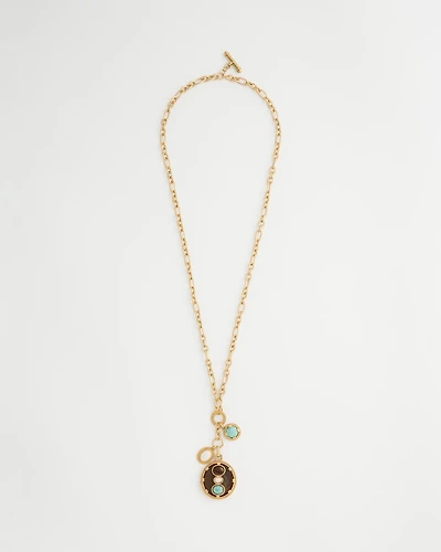 Convertible Pendant Toggle Necklace