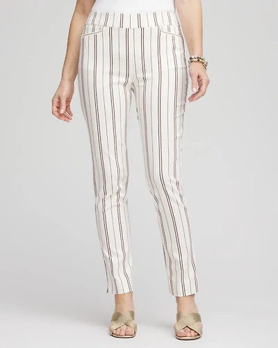 Petite Brigitte™ Striped Ankle Pants