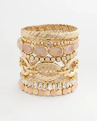 Blush Large Stretch Bracelet