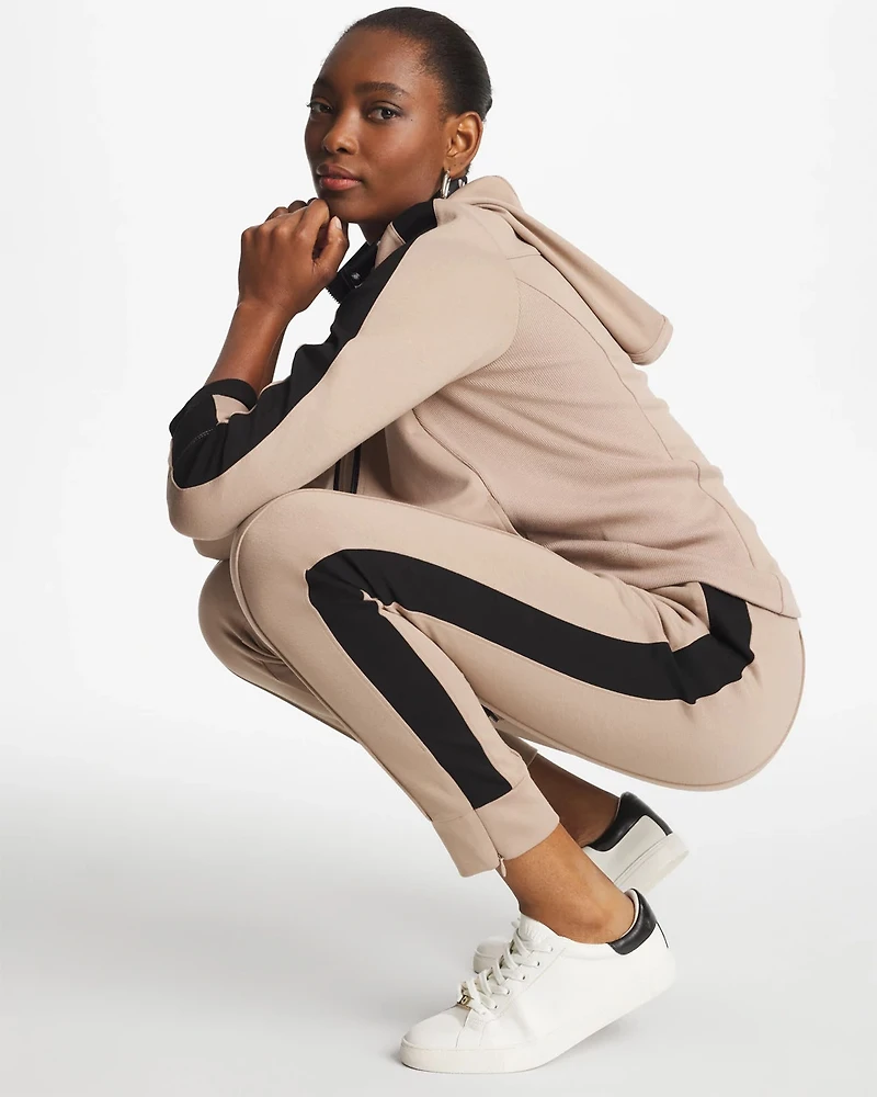 Zenergy® Double-Knit Contrast Ankle Pants