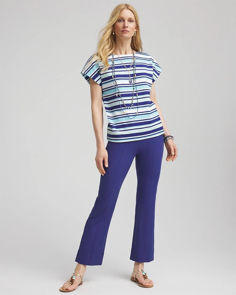 Lightweight Juliet Flared Ankle Pants