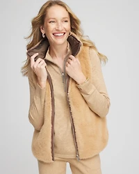 Zenergy® Reversible Faux-Fur Vest