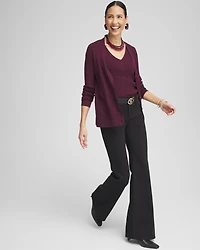 Lurex Ribbed Cardigan