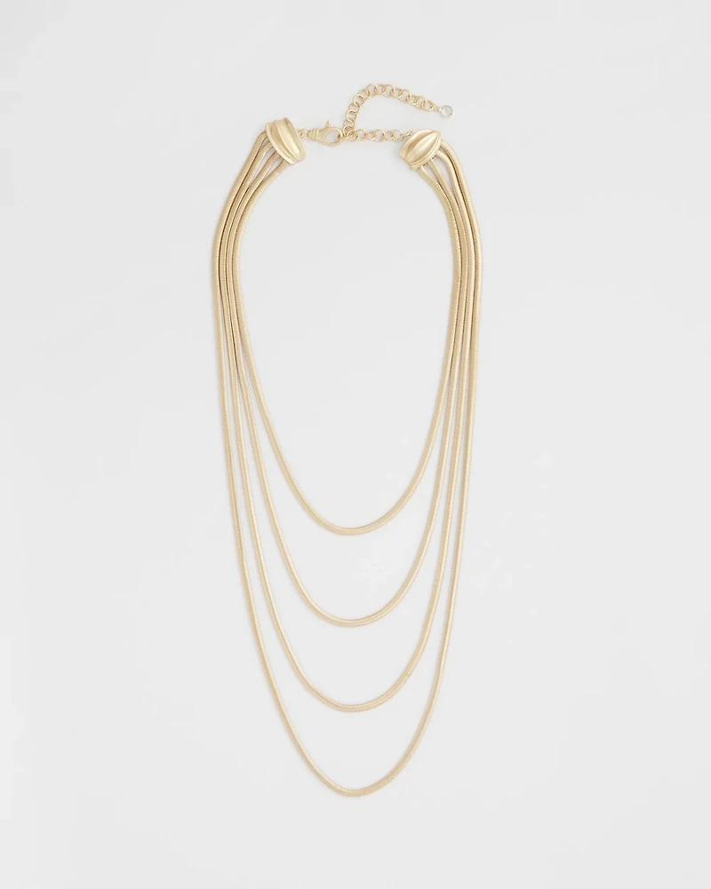 Multi-Layer Snake Chain Necklace
