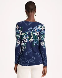 Placed Print Touch of Cool™ Layering Tee