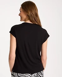Refined Button Tee