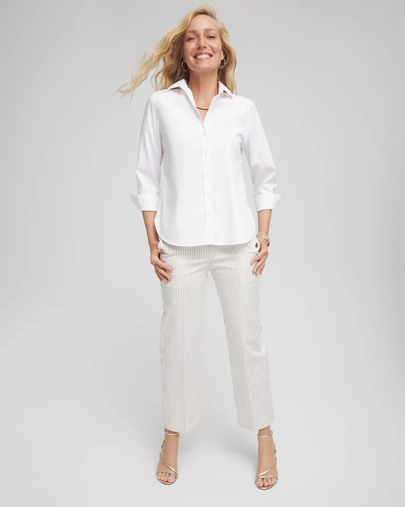 Emme Striped Sailor Straight Crops