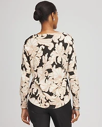 Ella Metallic V-Neck Sweater