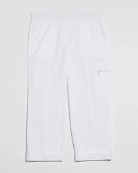 Poplin Cropped Pants