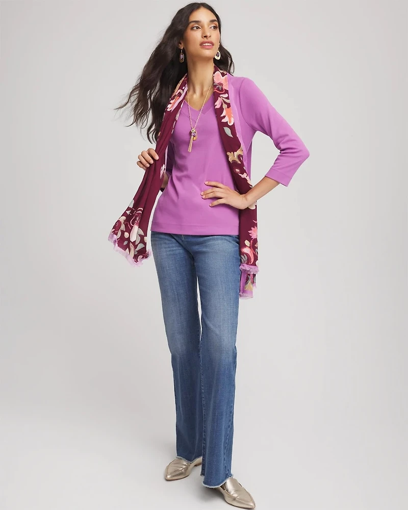 Pima Cotton 3/4 Sleeve Tee