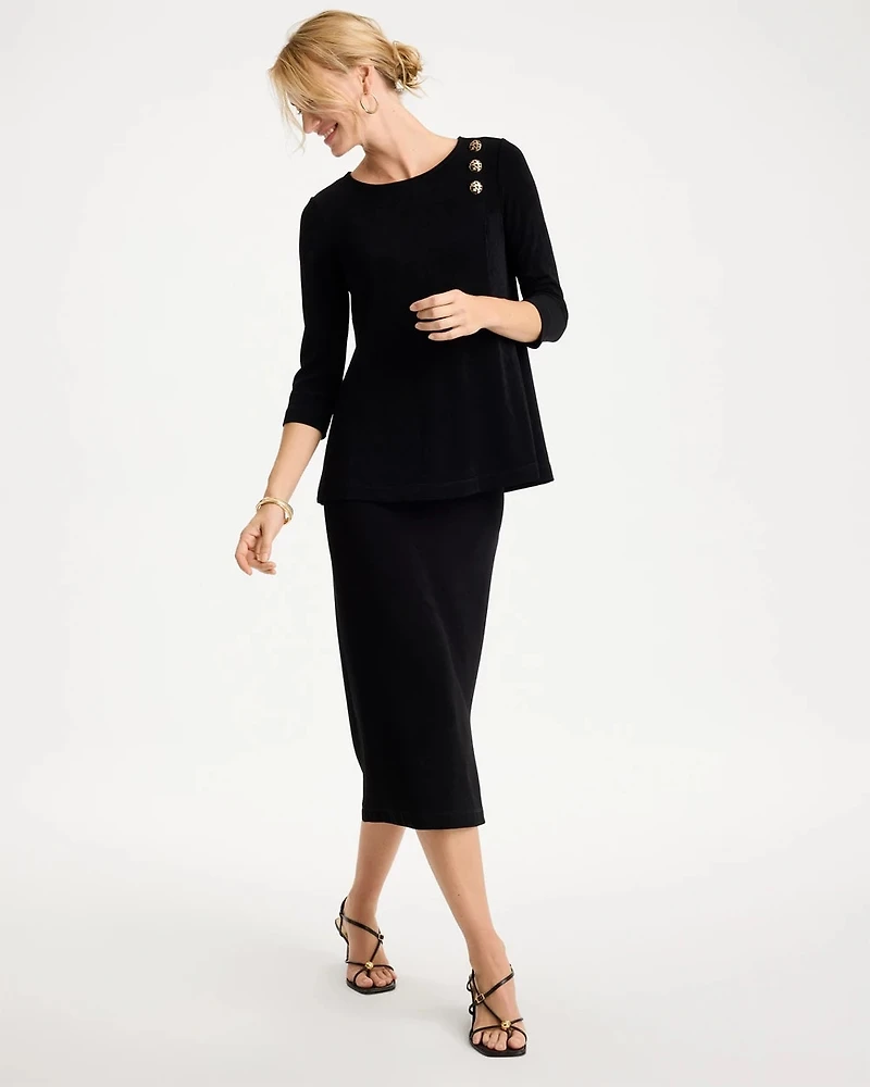 Travelers™ 3/4 Flutter Sleeve Pullover