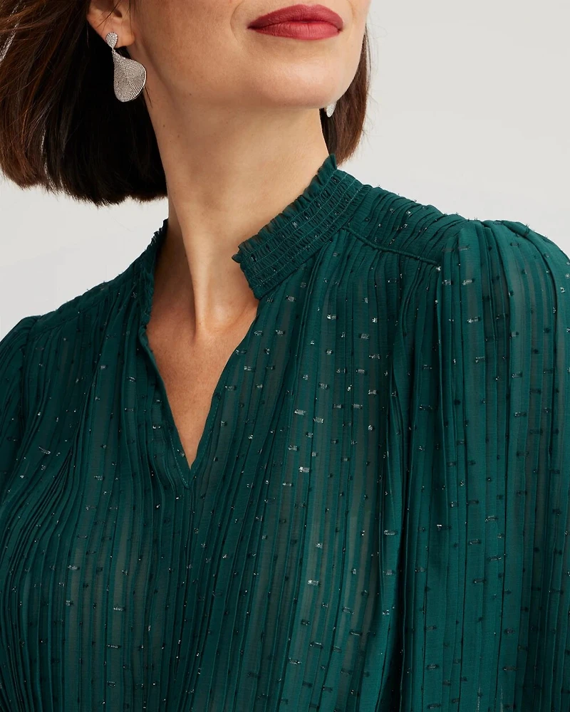 Pleated Blouse