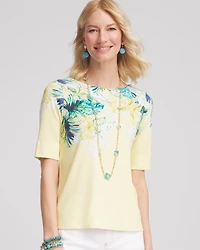 Floral Pima Everyday Tee