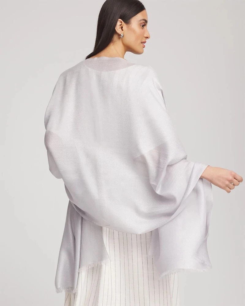 Lightweight Cashmere-Blend Wrap