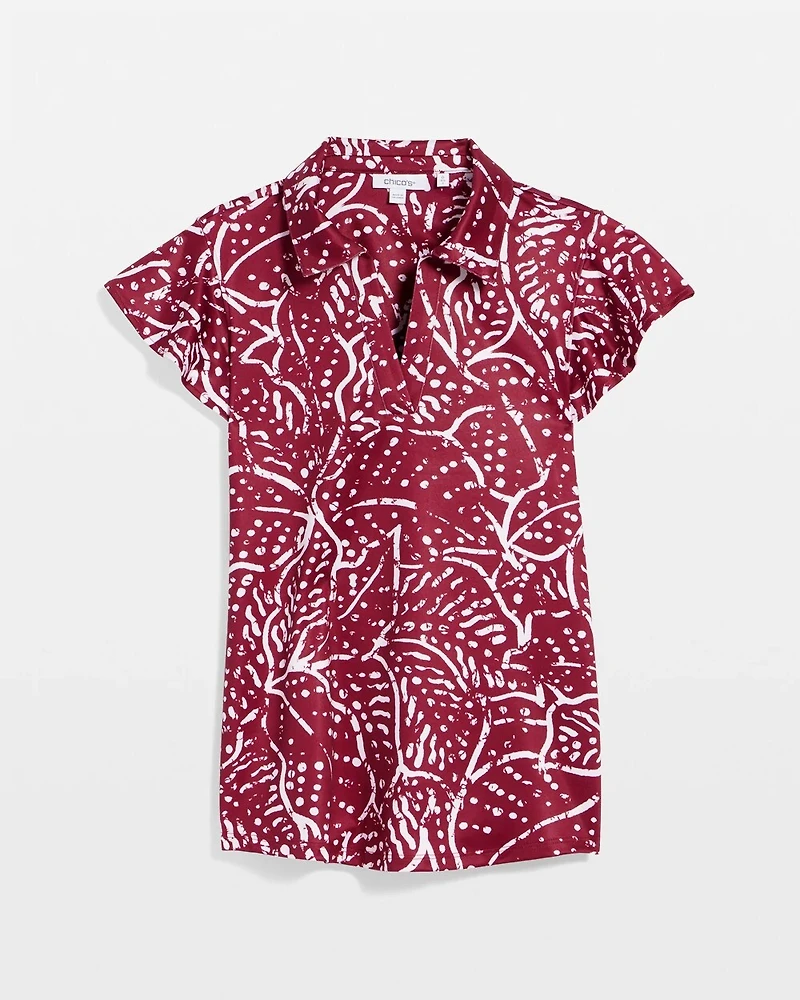 Zenergy® UPF Printed Polo Top