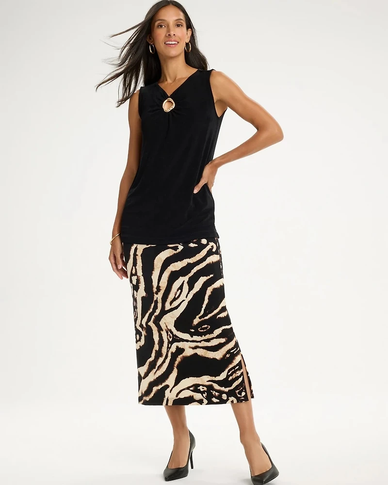 Travelers™ Safari Midi Skirt