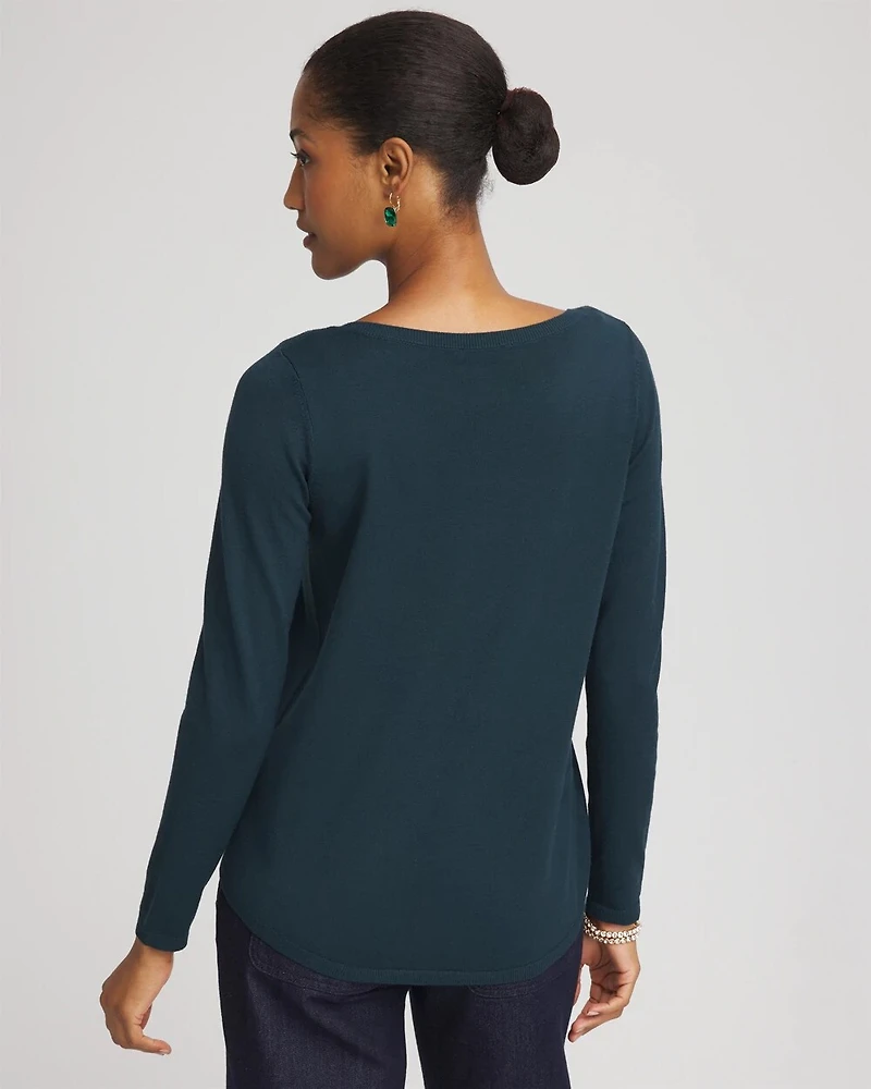Ella Boatneck Sweater
