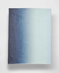 Woven Ombre Metallic Oblong Scarf