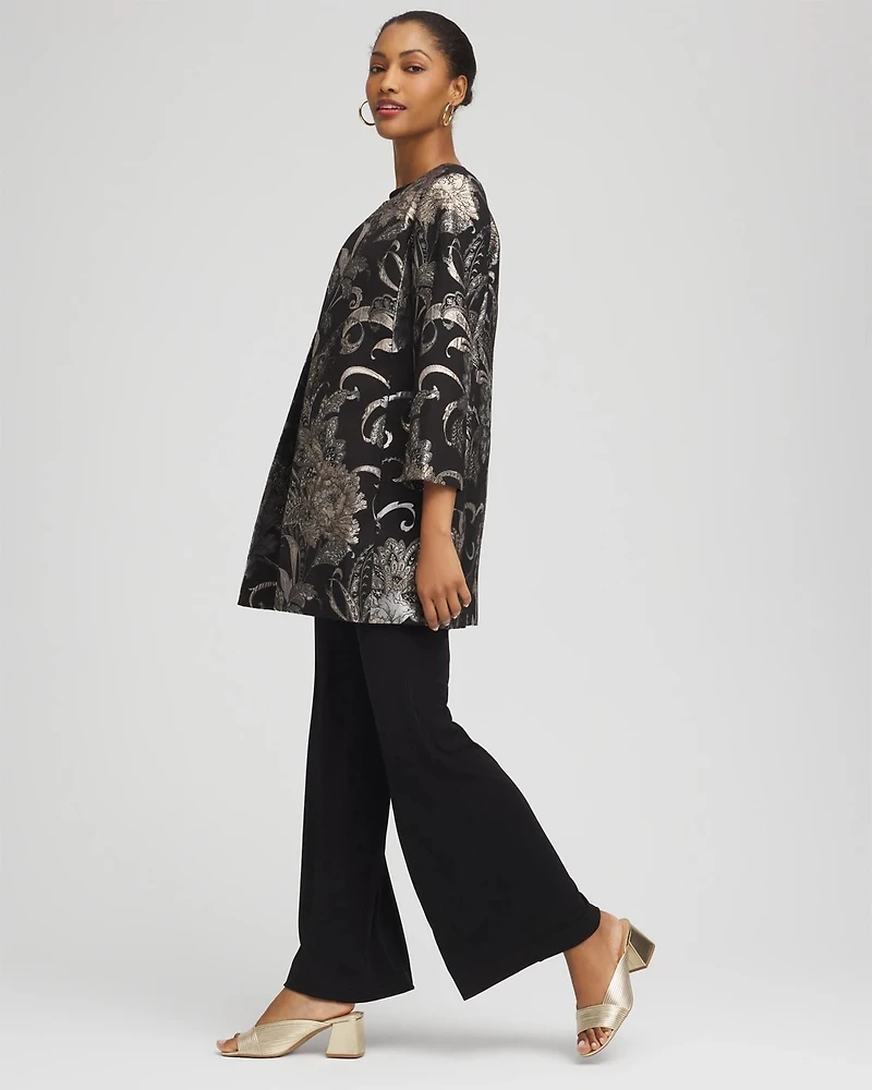 Travelers™ Collection Jacquard Floral Shine Jacket