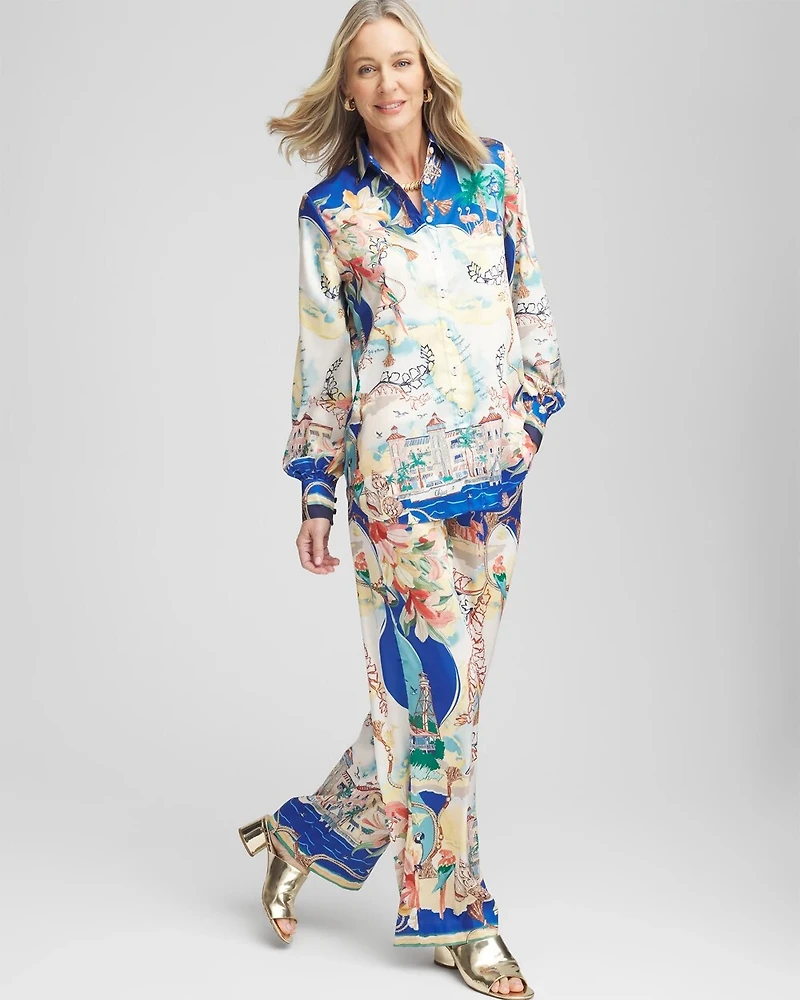 Sanibel Island Print Pants