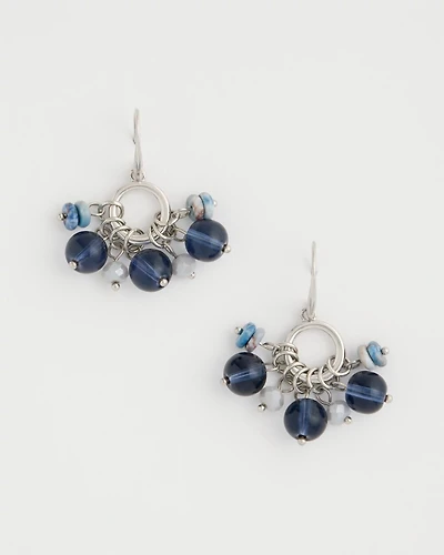 Sodalite Siren Cluster Earrings