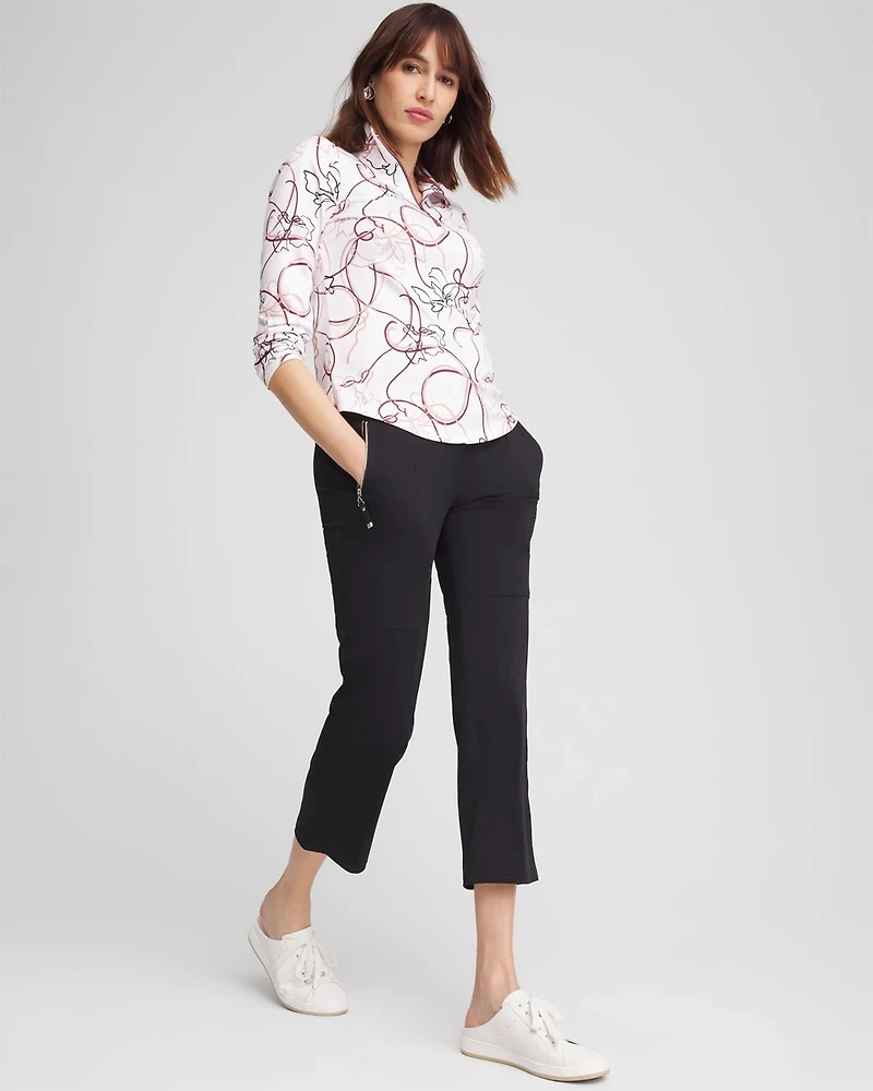 Zenergy® Seam Detail Cropped Pants