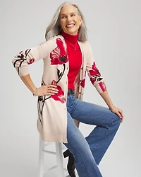 Ella Floral Cardigan Sweater