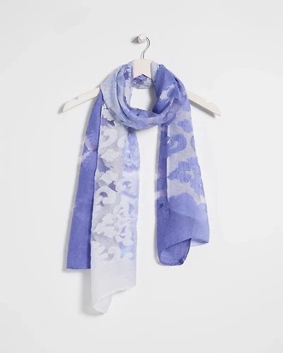 Ombre Burnout Oblong Scarf