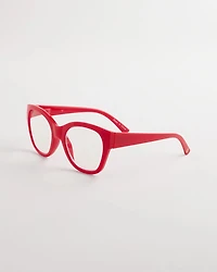 Large Red Cateye Readers