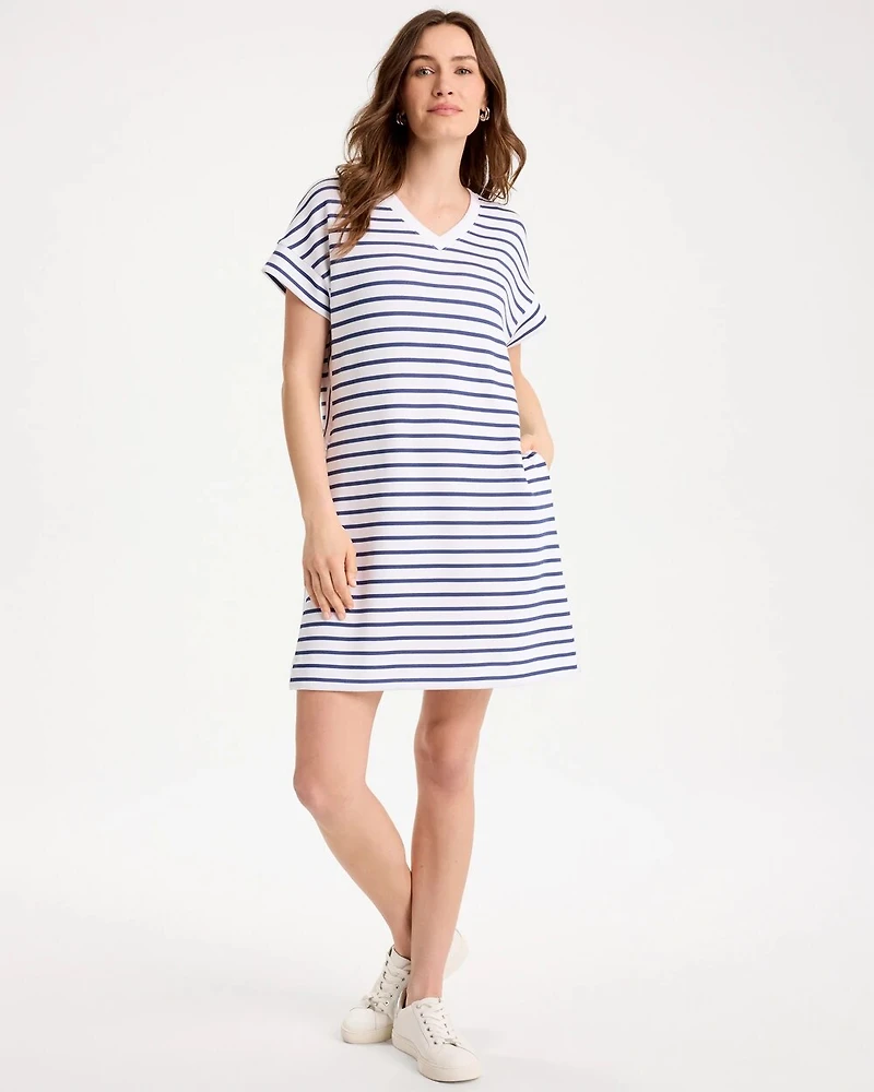 Zenergy® Soft Striped Contrast Dress