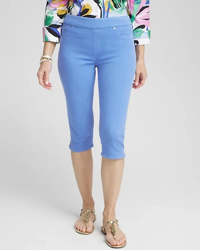 17" Pull-On Capri Jeans