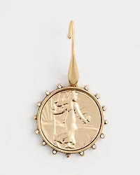 Coin Fishwire Earrings