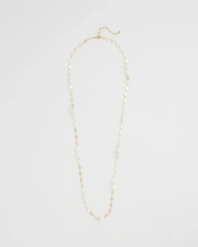 Pearl and Link Necklace